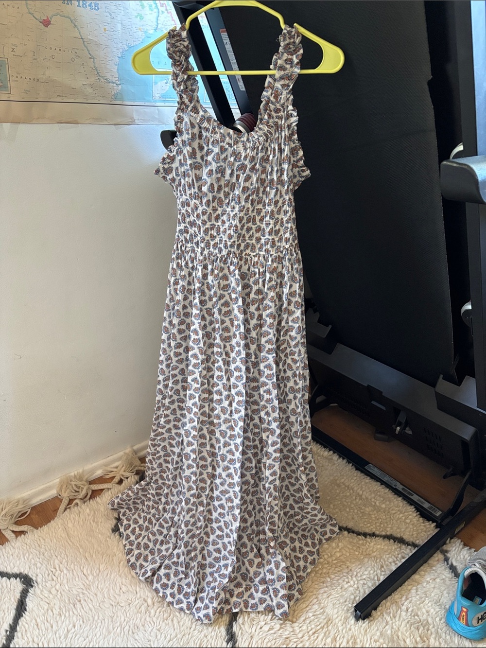 Dôen Doen Emmaretta Dress Sea Salt Bedford Paisley - Picture 6 of 17
